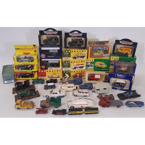 867 - A collection of playworn, unboxed model vehicles including Dinky, Captain Scarlett Maximum Security ... 