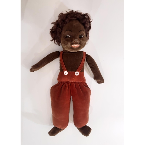 868 - A mixed lot of vintage toys including a Chiltern type teddy bear with stitched nose and replaced paw... 