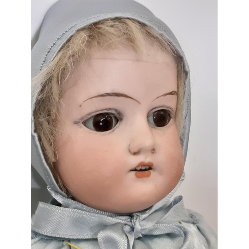 871 - 4 early 20th century bisque head dolls including a shoulder head 'Kaiser Baby' type character boy do... 