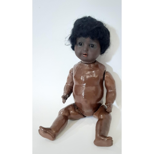 871 - 4 early 20th century bisque head dolls including a shoulder head 'Kaiser Baby' type character boy do... 