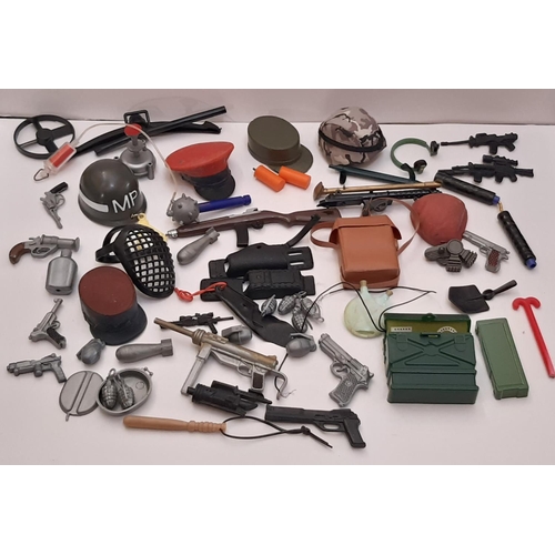 896 - A large collection of Action Man figures and accessories including a box for Action Man Adventurer a... 