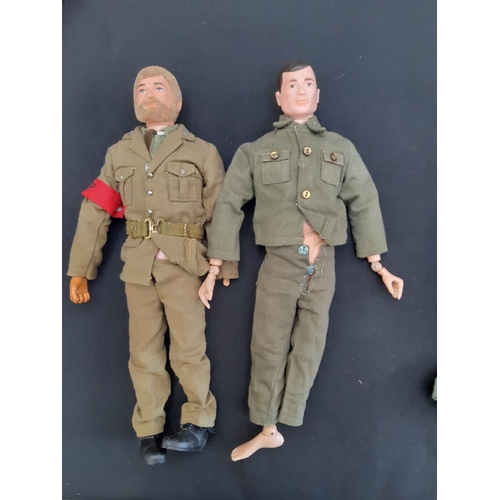 896 - A large collection of Action Man figures and accessories including a box for Action Man Adventurer a... 