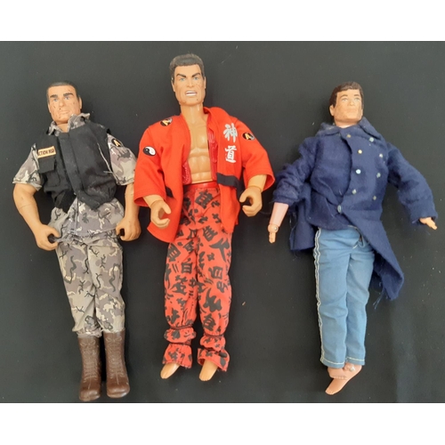 896 - A large collection of Action Man figures and accessories including a box for Action Man Adventurer a... 