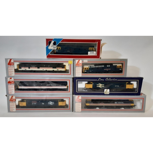 892 - Seven 00 gauge BR diesel locomotives by Lima including InterCity models Finsbury Park and The Northe... 