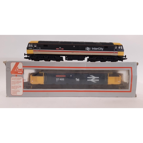 892 - Seven 00 gauge BR diesel locomotives by Lima including InterCity models Finsbury Park and The Northe... 