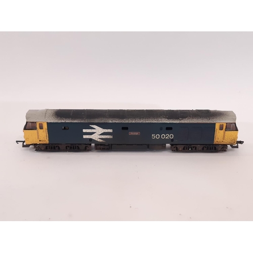 893 - Seven 00 gauge Class 50 and Class 47 BR diesel locomotives by Lima including 50020, 50043 and 5008 (... 