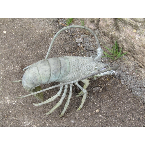 1024 - A cast metal lobster