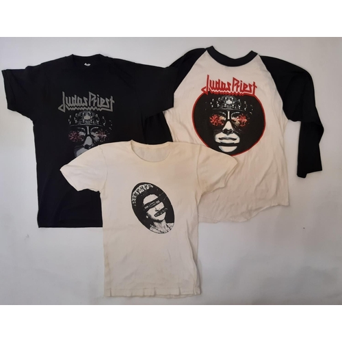 905 - 7 vintage garments featuring iconic bands including a tour sweatshirt for Motorhead 'Iron Fist' tour... 