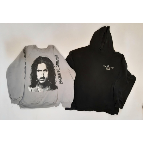 923 - 5 vintage garments commemorating iconic bands including 1988 'Broadway the Hard Way' Frank Zappa swe... 