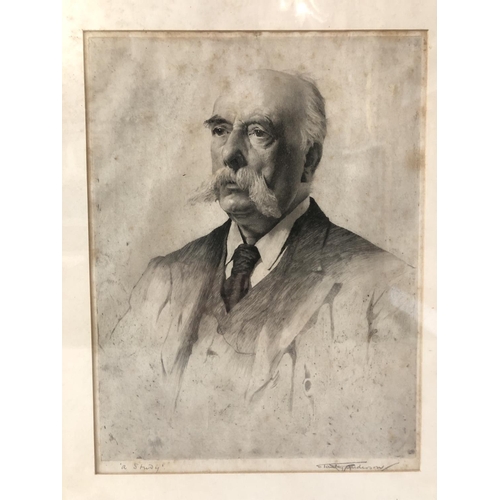 1561 - Alfred Charles Stanley Anderson CBE RA (1884-1966) - 'A Study', drypoint etching, signed and titled ... 