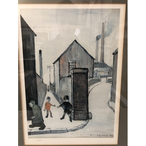 1573 - L.S. Lowry (1887-1976) - 'Viaduct Street Passage', limited edition print, numbered 414/850 in pen wi... 