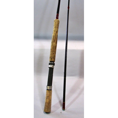 577 - A Silstar GT Fly 3782 - 330 two piece fishing rod 11ft, and bag together with a Berkley Lightning tw... 