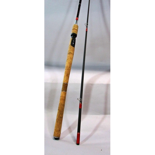 577 - A Silstar GT Fly 3782 - 330 two piece fishing rod 11ft, and bag together with a Berkley Lightning tw... 