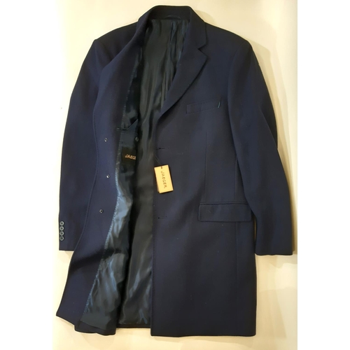 916 - 4 good quality men's coats like new with tags including coats by  Jaeger XL, Christiano Baldinucci X... 