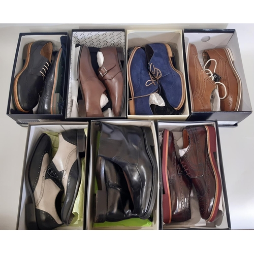 920 - 6 pairs of good quality men's shoes/boots/brogues all boxed and unworn including shoes by Pierre Car... 