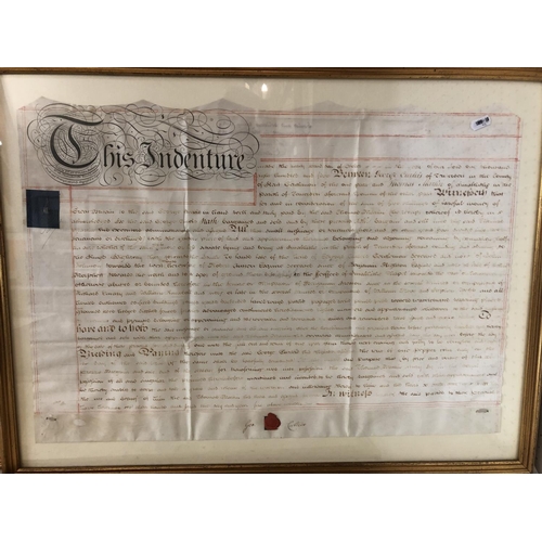 1602 - Three George III indentures relating to the county of Kent, dated 4th April 1799, 2nd October 1805 a... 