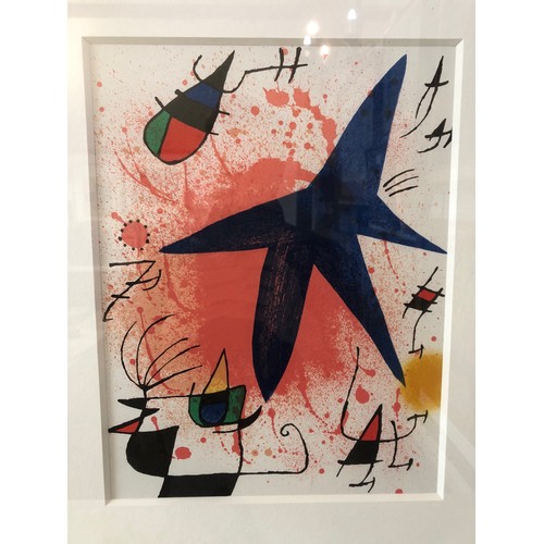 1608 - After Joan Miro (1893-1983) - Untitled (1972) (from the Joan Miro Lithographie I Suite), original li... 