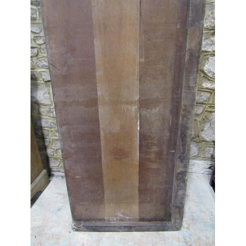 1108 - A mahogany counter top with moulded edge, 3.65m long x 63cm deep