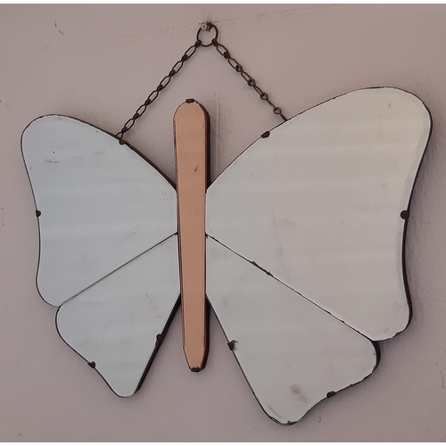 1285 - A deco style butterfly mirror