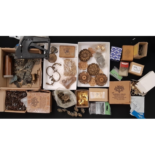 1731 - A box containing a picture framers tools and materials including and Elettrograf AF 18 Brads 18mm pi... 