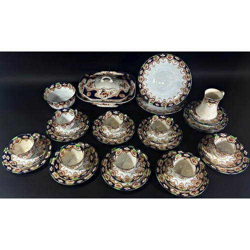 8 - A quantity of Royal Albert Crown china tea wares comprising eight tea cups, ten saucers, eleven side... 