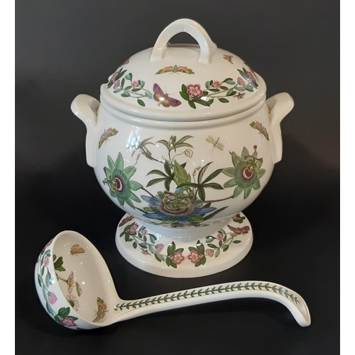 101 - A Portmeirion Botanical tureen and cover, Portmeirion Summer Strawberry ware, floral ewer and basin,... 