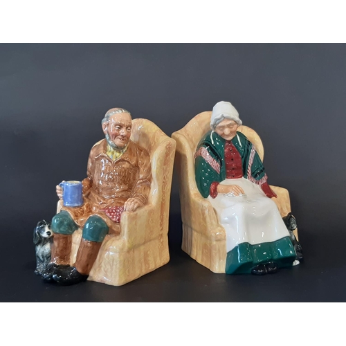 80 - A pair of Doulton character figures, Forty Winks HN1974 and Uncle Ned HN2094