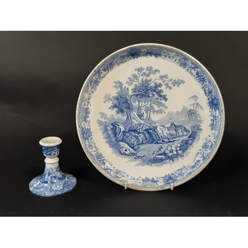 29 - A mixed collection of 19th century English blue and white transfer printed wares to include a Checha... 