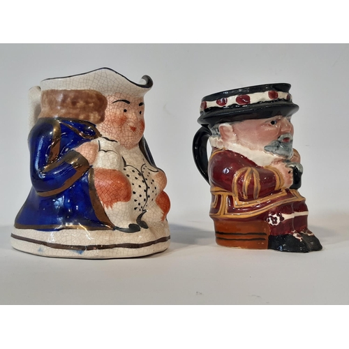 95 - A collection of pottery character / Toby jugs, (30 approx)