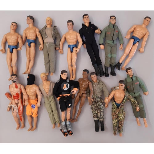 785 - A large collection of 1990's Action Man figures with Moon Buggy, clothing, kayak,  diving accessorie... 