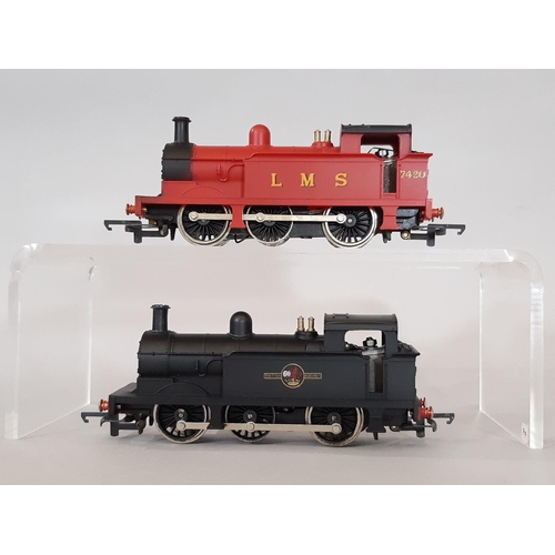 787 - Four boxed 00 gauge locomotives by Wrenn including tank engines W2205, W2204, a similar engine in BR... 