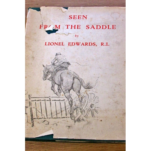 711 - Horse interest - two illustrated books by Lionel Edwards: Sketches in Stable & Kennel and Seen from ... 