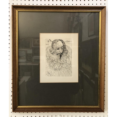 1807 - Salvador Dali (1904-1989) - 'Cervantes', etching on paper, bearing Templeton & Rawlings authenticati... 