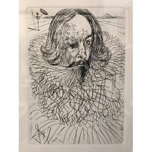 1807 - Salvador Dali (1904-1989) - 'Cervantes', etching on paper, bearing Templeton & Rawlings authenticati... 