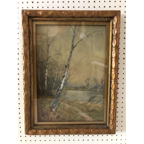 1817 - Parker Hagarty (1859-1934) - 'Silver Birch by Silent Pool', signed lower left with artist's name and... 