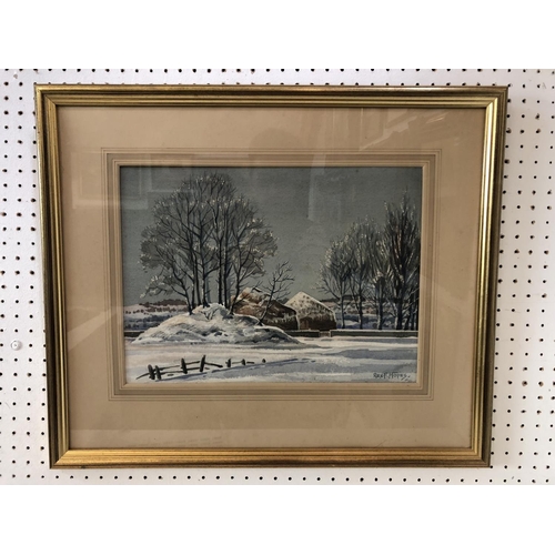 1838 - Reginald (Rex) Frederick Hopes (Bristol Savages, 1890-1982) - Country winter landscape, signed lower... 