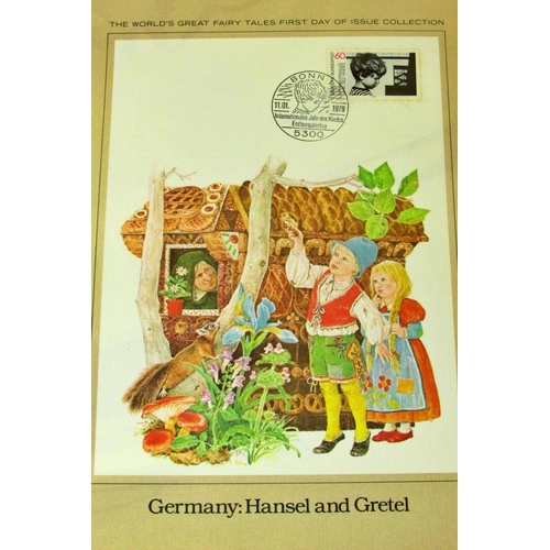 745 - A folder of 'The World's Great Fairy Tales - First Day Cover Collection' together with a further (un... 