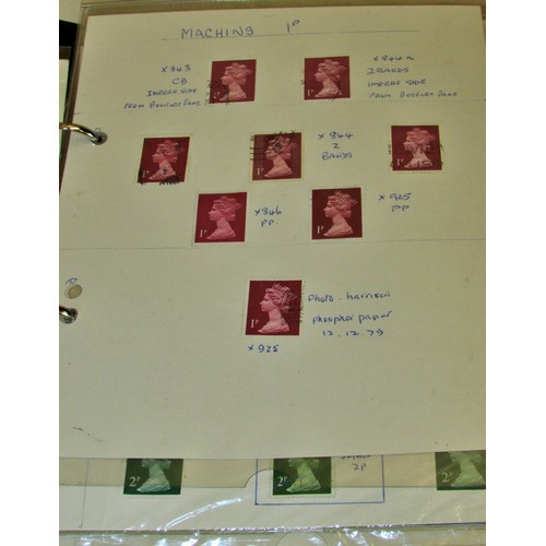 750 - Five large and five small albums of British stamps including Charles & Diana wedding commemorative a... 