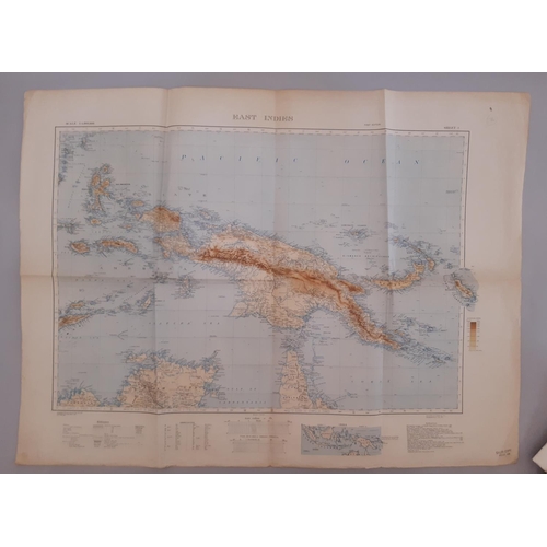 740 - Antiquarian atlas maps of the world (early 19th century) together with Gloucestershire (unframed) an... 