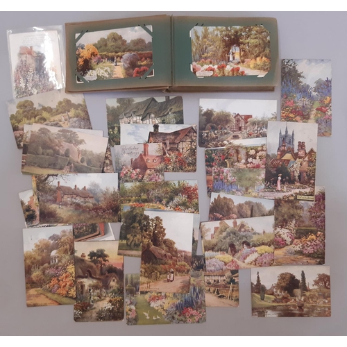 754 - A collection of Edwardian and other postcards