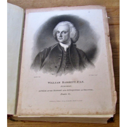 652 - The History and Antiquities of the City of Bristol by William Barrett (1789) illustrated with copper... 