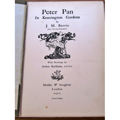 655 - Four volumes illustrated by Arthur Rackham together with Kate Greenaway's illustrated Pied Piper of ... 