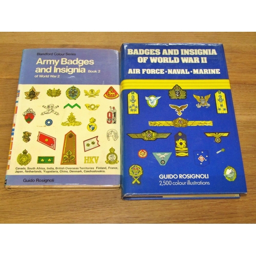 669 - Military interest - a library of books on worldwide medals, badges, buttons & insignia (30+)