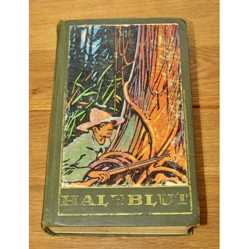 676 - An unusual collection of hardback novels in German by Karl May (1950s) including Halbblut and three ... 