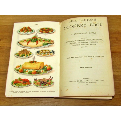 687 - A collection of cookery books and pamphlets to include Mrs Beeton's Book of Household Management (18... 