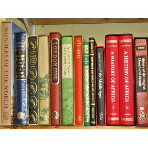 691 - A collection of Folio Society books (24) of mainly historical interest