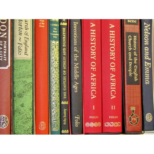 691 - A collection of Folio Society books (24) of mainly historical interest