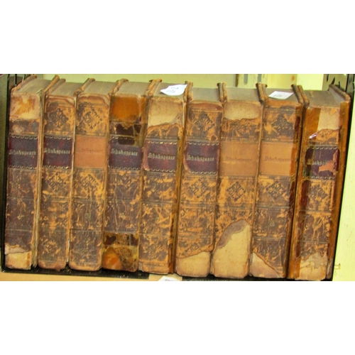 701 - Nine miniature volumes of William Shakespeare plays, published 1803/4 by C Whittingham, London