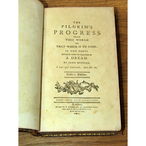 706 - A mixed library of antiquarian books to include Pilgrim's Progress (1796) and works by Jane Austen, ... 