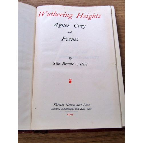 714 - Ten volumes of The Waverley novels (1901) together with thirty other early 20th century leather boun... 